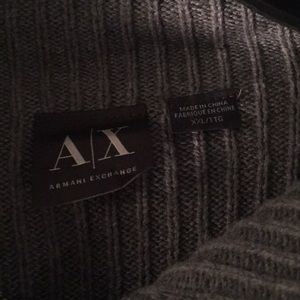 A grey Armani Exchange cardigan! Very nice for the winter! XXL front zipper!